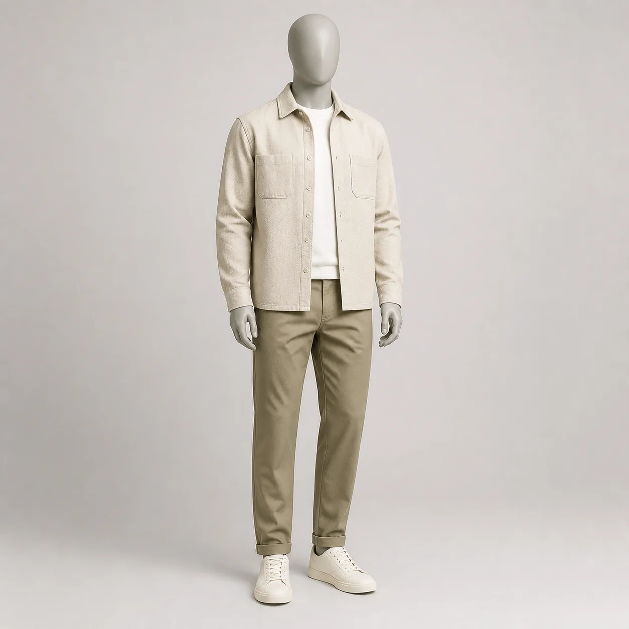 Oatmeal Casual Set