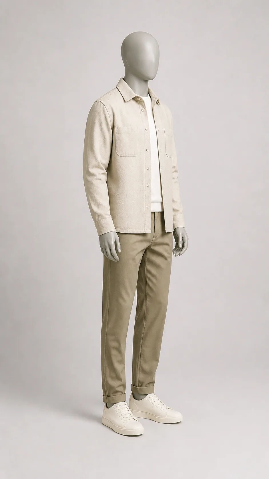Oatmeal Casual Set