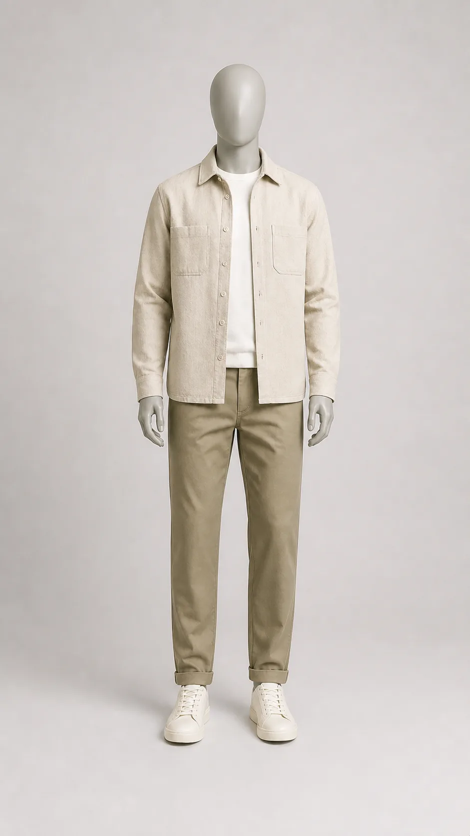 Oatmeal Casual Set